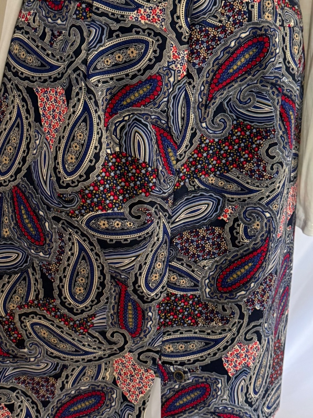 Tommy Hilfiger Classic Paisley Floral Mini Skirt - Size 10 - Picture 7 of 9